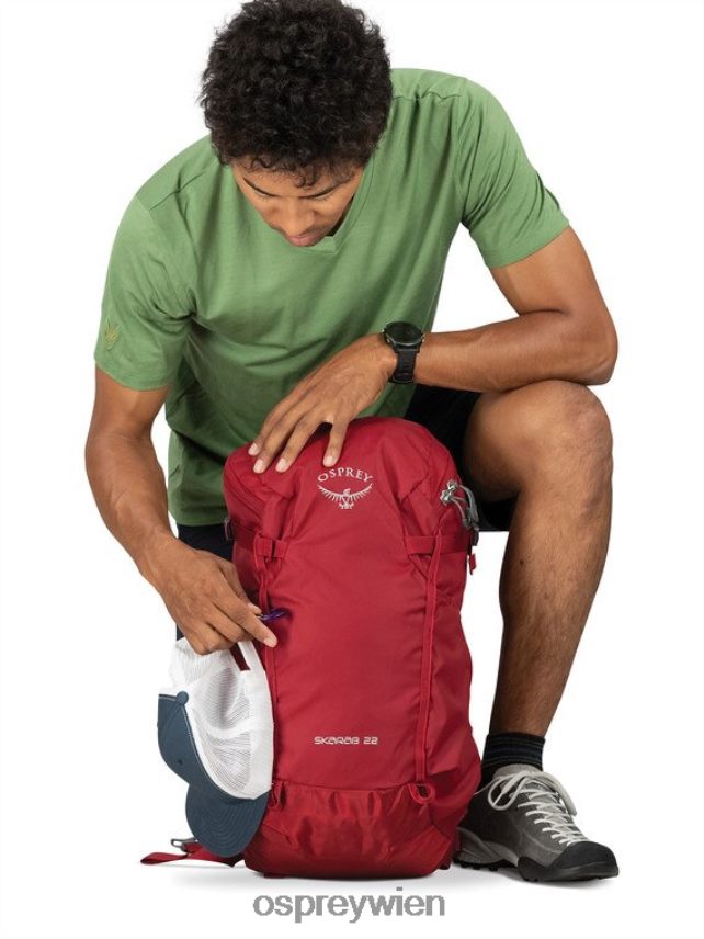 Männer Skarabäus 18 Wandern | Flüssigkeitszufuhr Osprey Schwarz Rucksack J4028N403