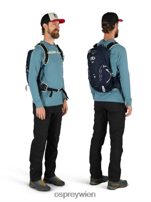 Männer Talon 11 Wandern | Multisport Osprey Keramikblau Rucksack J4028N300