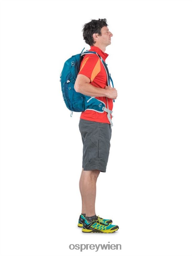 Männer Talon 11 Wandern | Multisport Osprey Keramikblau Rucksack J4028N300