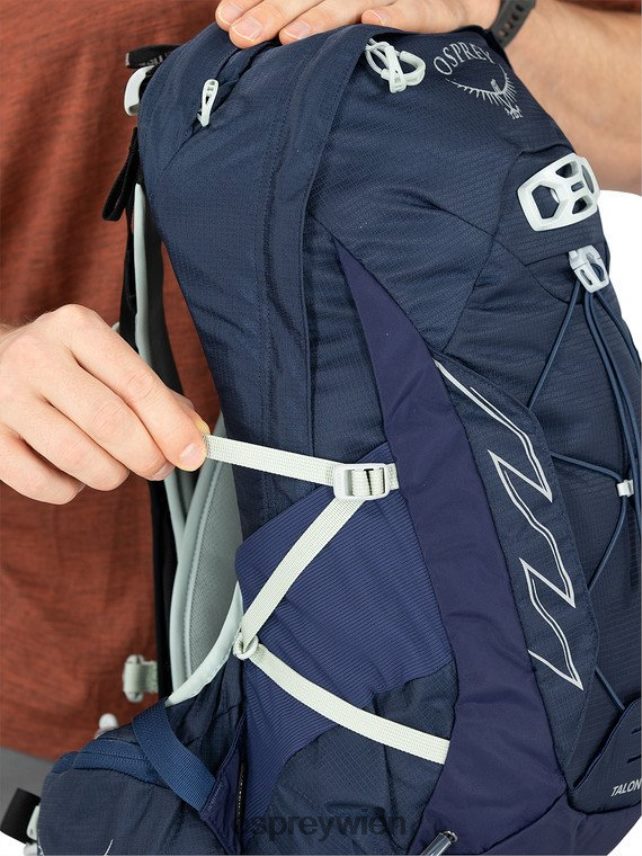 Männer Talon 11 Wandern | Multisport Osprey Zitronengrün Rucksack J4028N301