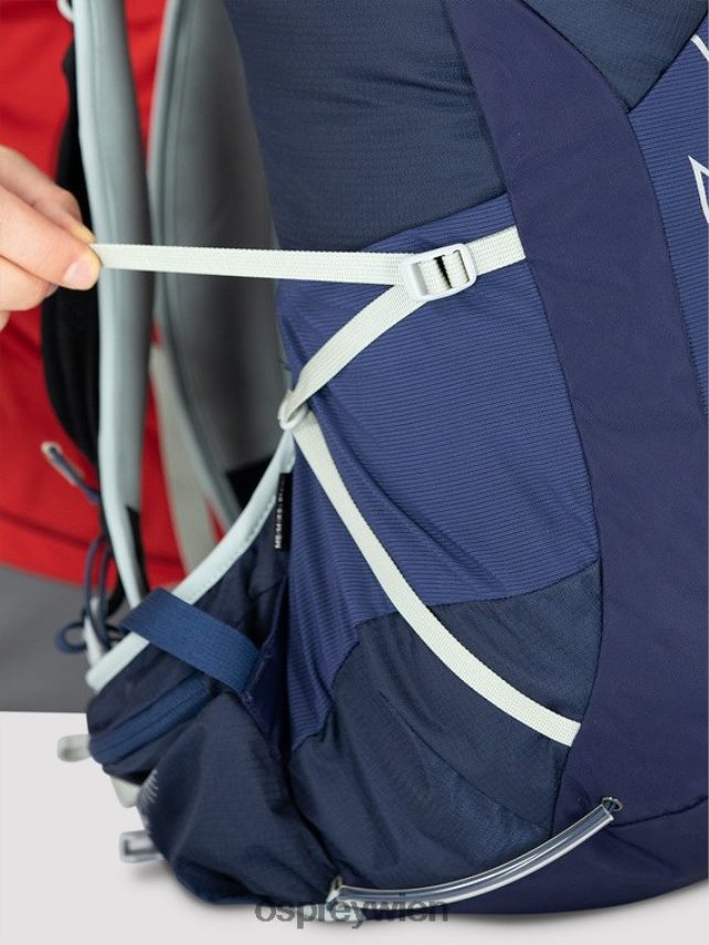 Männer Talon 22 Tage Wandern Osprey kosmisches Rot Rucksack J4028N302