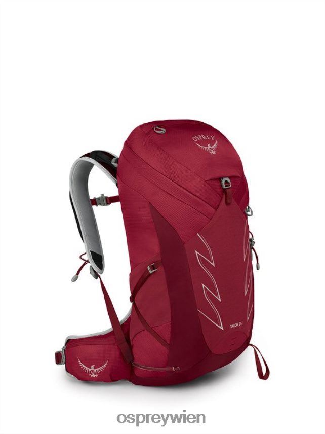 Männer Talon 26 Wandern | Multisport Osprey kosmisches Rot Rucksack J4028N307