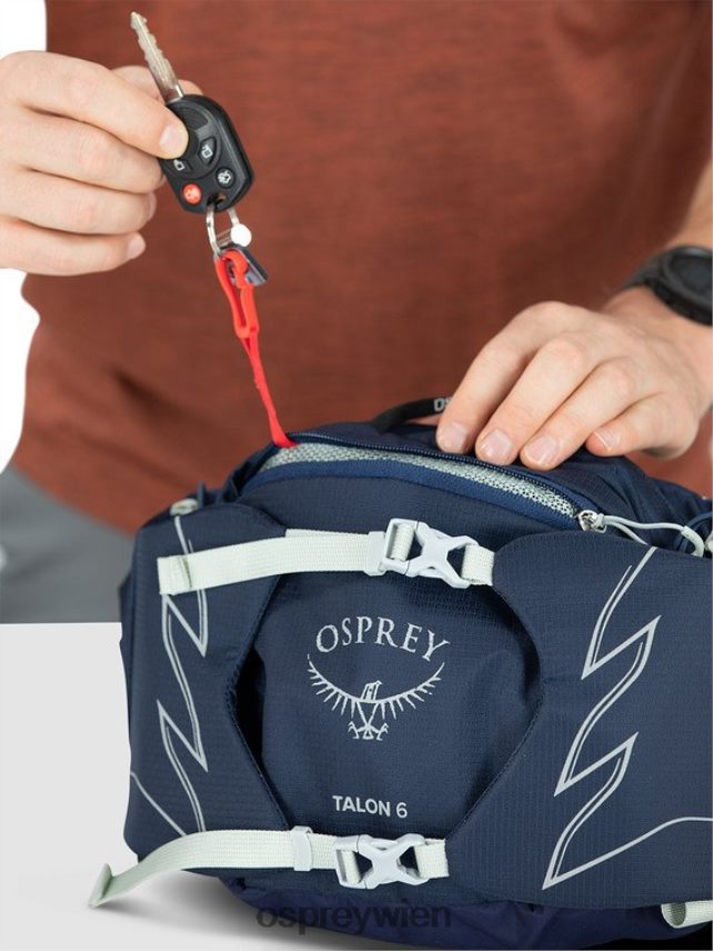Männer Talon 6 Wandern | Multisport Osprey Keramikblau Rucksack J4028N322