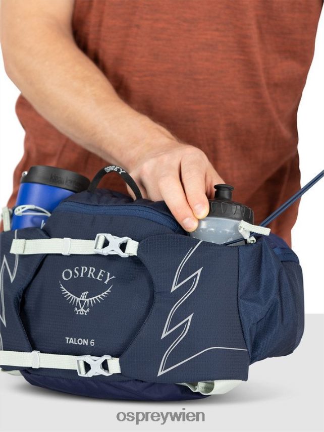 Männer Talon 6 Wandern | Multisport Osprey Stealth-Schwarz Rucksack J4028N321