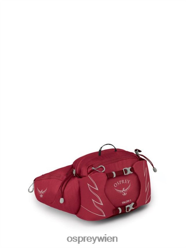 Männer Talon 6 Wandern | Multisport Osprey kosmisches Rot Rucksack J4028N320
