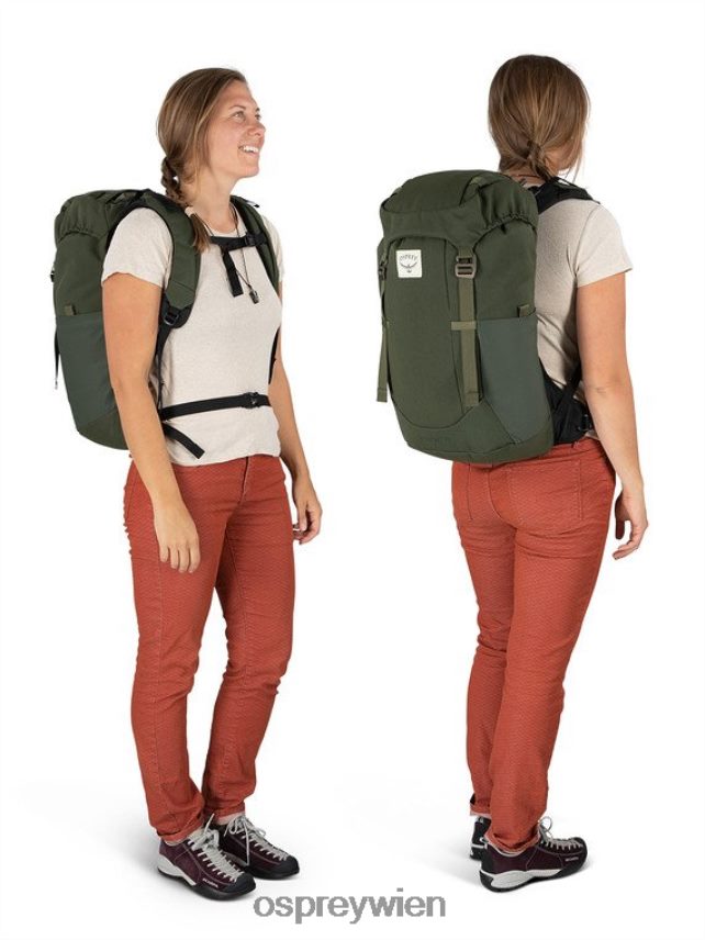 unisex Archeon 28 Wandern | reisen | pendeln Osprey Stonewash-Schwarz Rucksack J4028N418