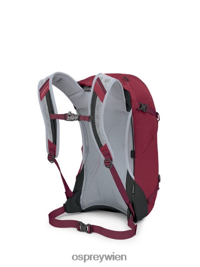 unisex Hikelite 26 Wandern Osprey Sangria rot Rucksack J4028N204