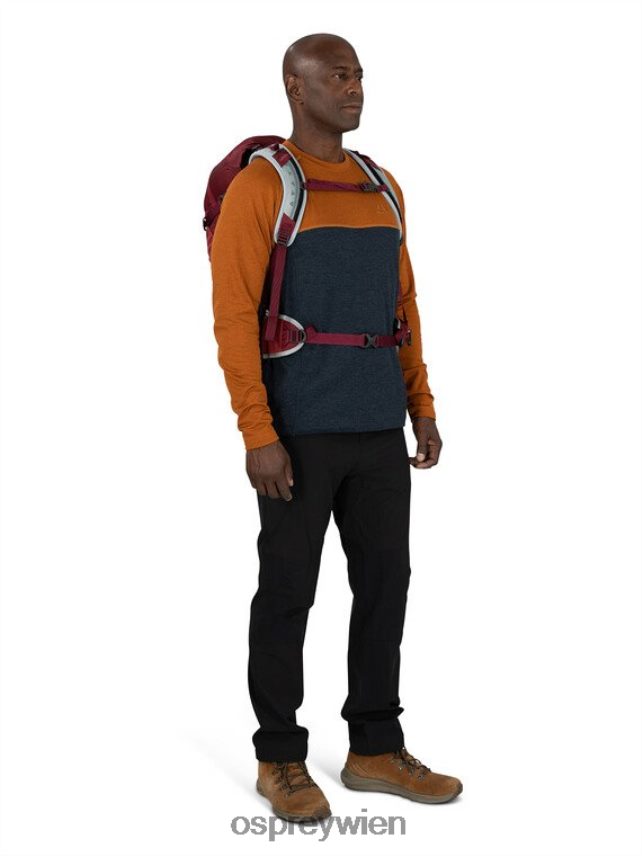 unisex Hikelite 28 Wandern Osprey Schwarz Rucksack J4028N209