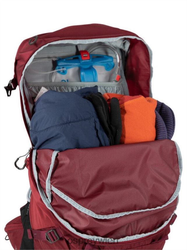 unisex Hikelite 28 Wandern Osprey Schwarz Rucksack J4028N209