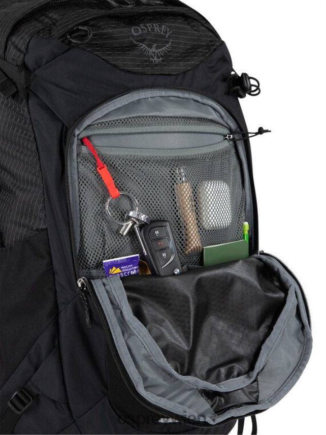 unisex Manta 34 Wandern Osprey Schwarz Rucksack J4028N217