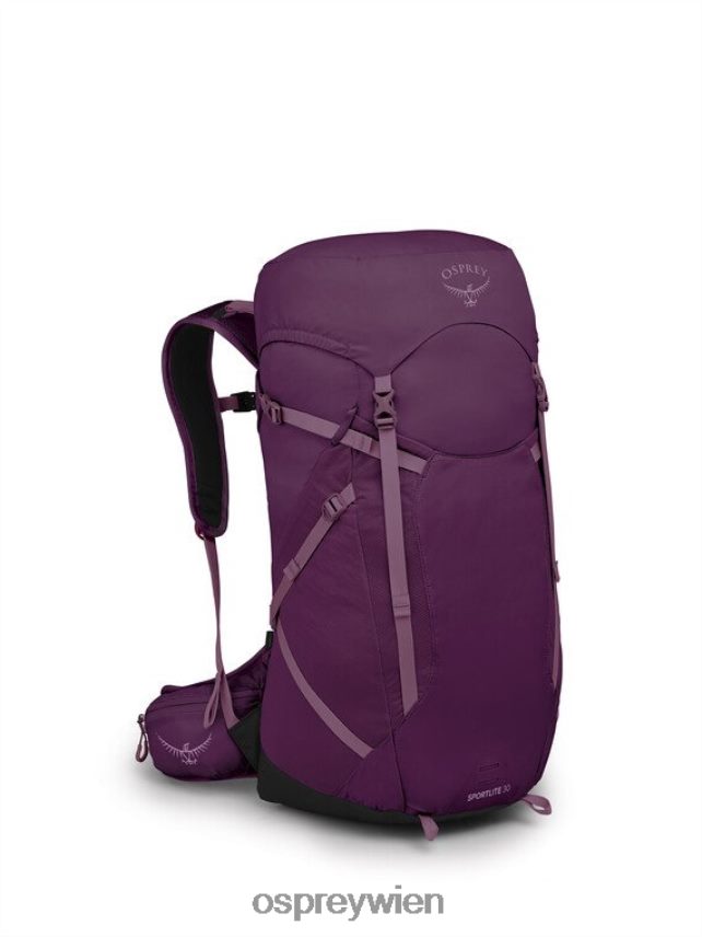 unisex Sportlite 30 Wandern Osprey Aubergine lila Rucksack J4028N269