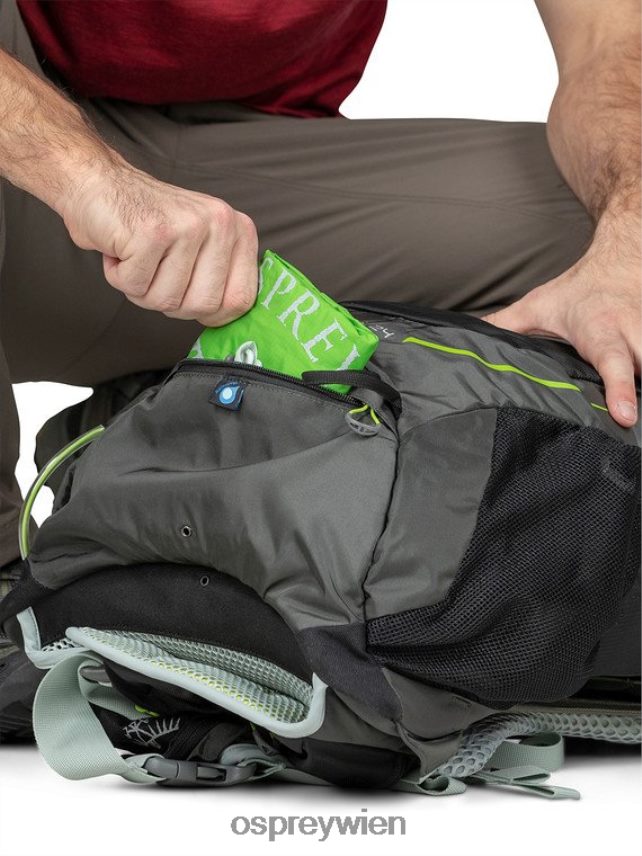 unisex Stratos 24 Tage Wandern Osprey Tunnelblick grau Rucksack J4028N270