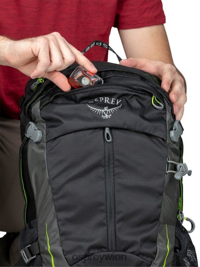 unisex Stratos 24 Tage Wandern Osprey Tunnelblick grau Rucksack J4028N270