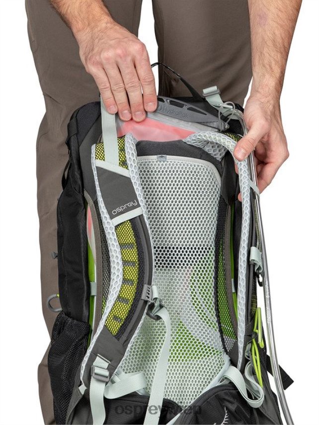 unisex Stratos 24 Tage Wandern Osprey Tunnelblick grau Rucksack J4028N270