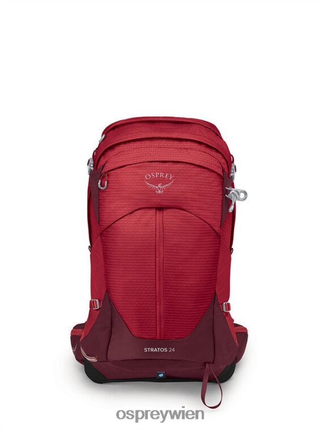 unisex Stratos 24 Tage Wandern Osprey Weihnachtsstern rot Rucksack J4028N272