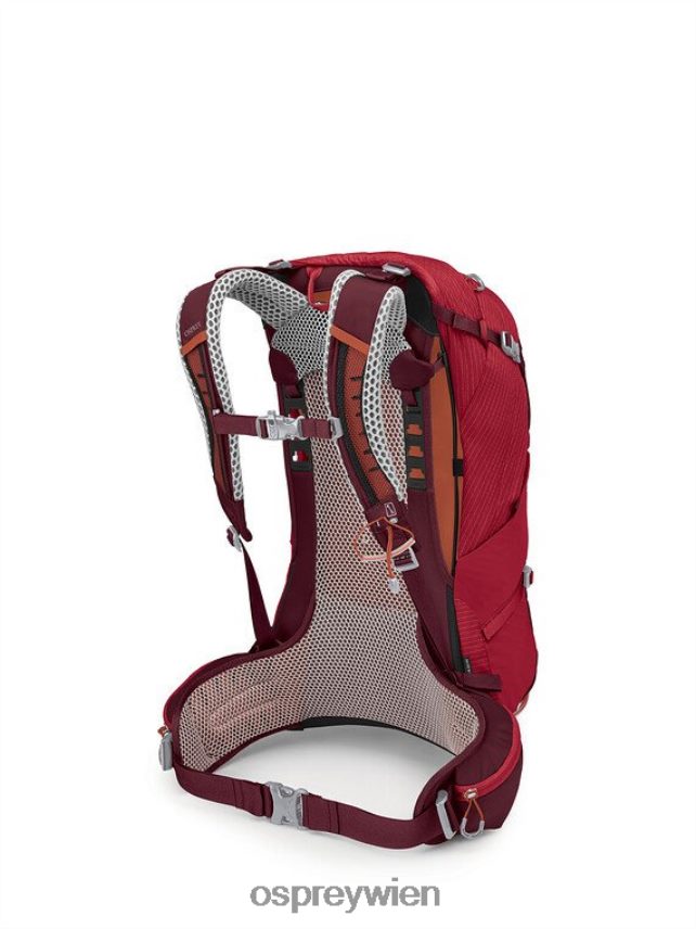 unisex Stratos 24 Tage Wandern Osprey Weihnachtsstern rot Rucksack J4028N272