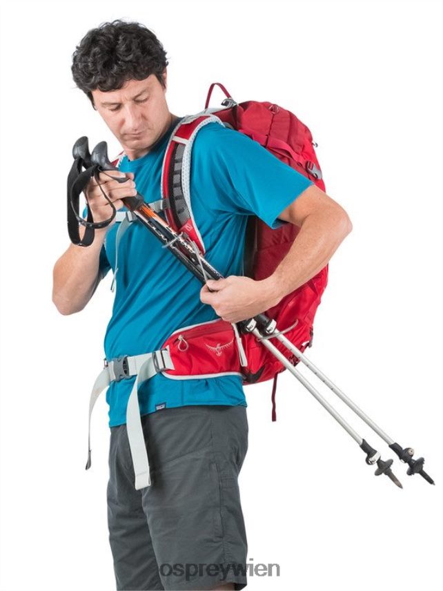 unisex Stratos 34 Tage Wandern Osprey Tunnelblick grau Rucksack J4028N281