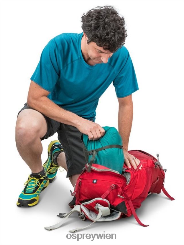 unisex Stratos 34 Tage Wandern Osprey Tunnelblick grau Rucksack J4028N281