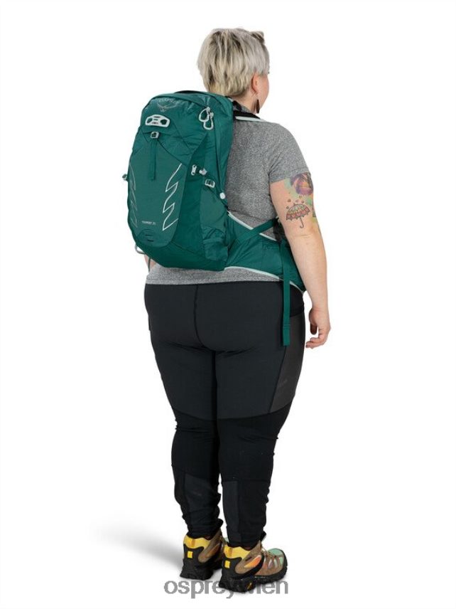 unisex Tempest 20 Extended Fit Wandern Osprey Jaspisgrün Rucksack J4028N339