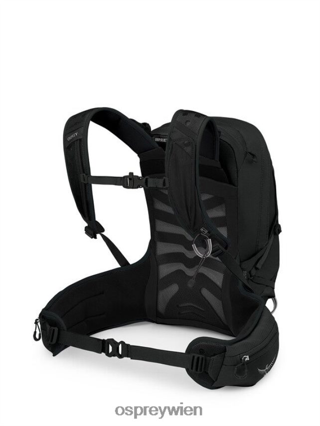 unisex Tempest 20 Extended Fit Wandern Osprey Stealth-Schwarz Rucksack J4028N338