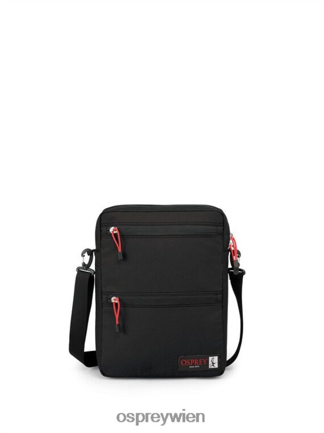 unisex Heritage Musette 13 Lifestyle Osprey Schwarz Tasche J4028N636