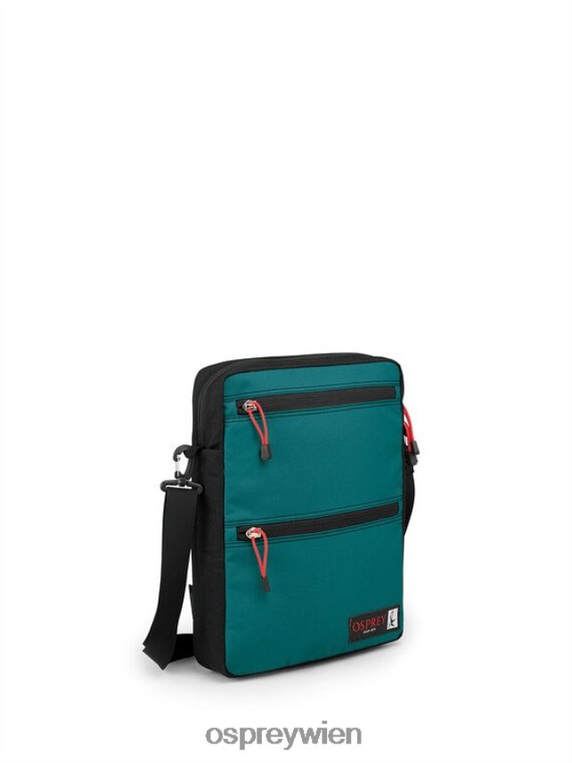 unisex Heritage Musette 13 Lifestyle Osprey dunkles Kieferngrün Tasche J4028N635