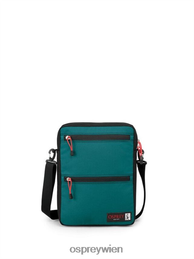unisex Heritage Musette 13 Lifestyle Osprey dunkles Kieferngrün Tasche J4028N635