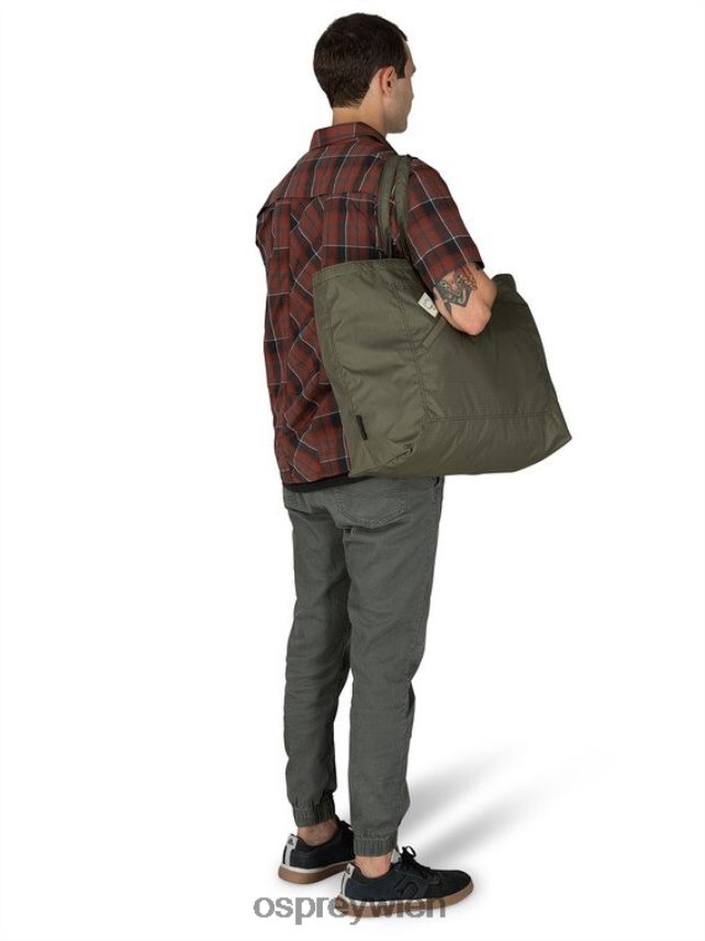 unisex Überbleibsel des einfachen Tote-Lifestyles Osprey Regenwaldgrün Tasche J4028N640