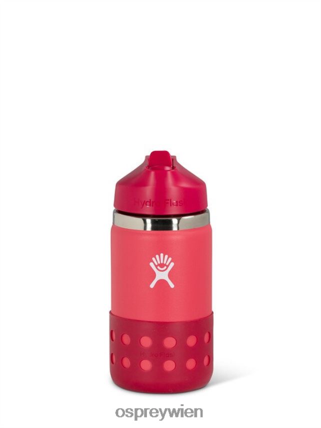 Kinder Hydroflasche | Flasche - 12 oz Markenware Osprey Pfingstrose rot Zubehörteil J4028N494