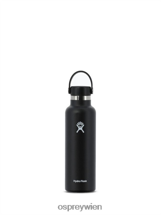 unisex Hydroflasche | Standardmündung – 21-Unzen-Flasche Osprey Schwarz Zubehörteil J4028N645