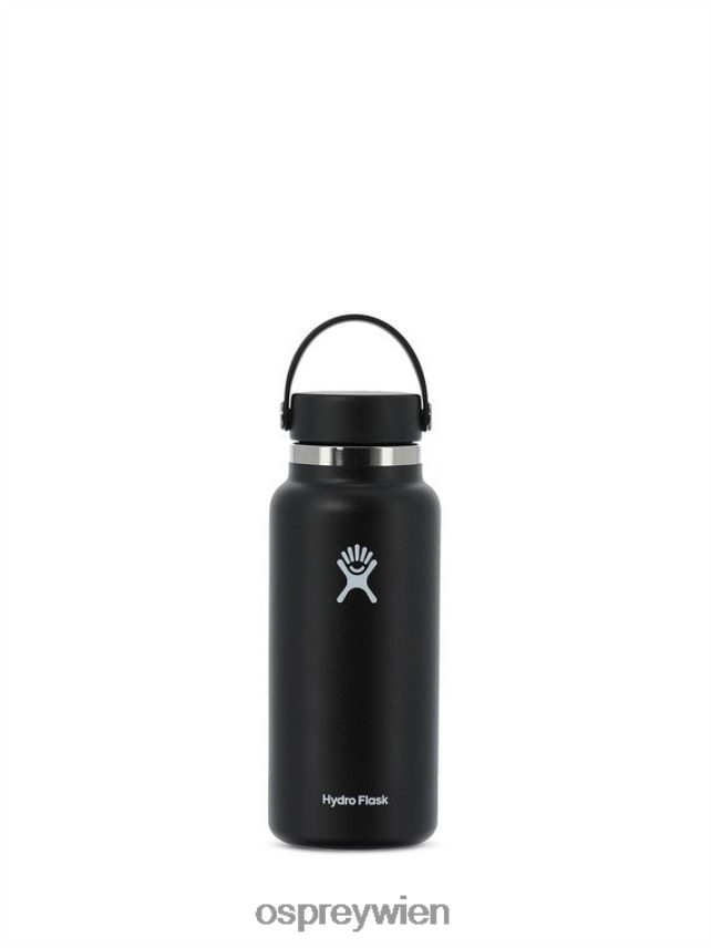 unisex Hydroflasche | Weithals-32-Unzen-Flasche Osprey Schwarz Zubehörteil J4028N647