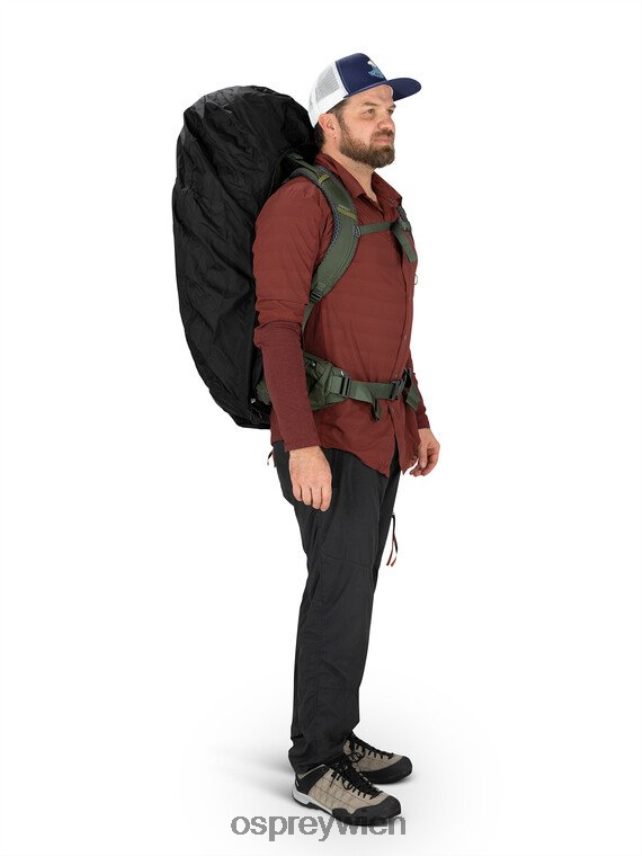 unisex Aircover Medium Reisezubehör Osprey Schwarz Zubehörteil J4028N728