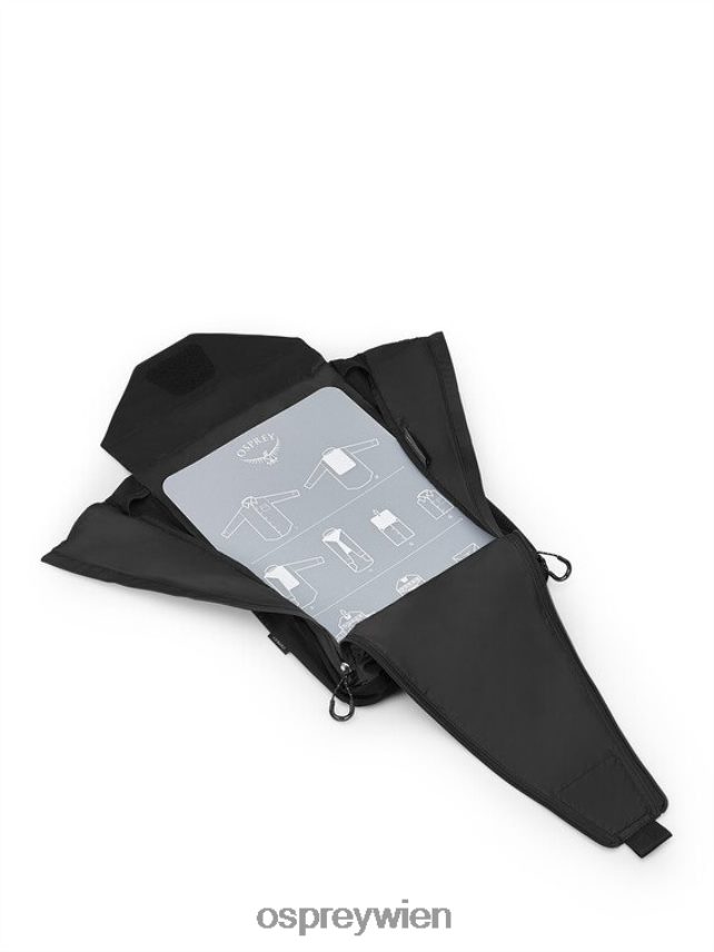 unisex Reisezubehör für ultraleichte Kleidermappen Osprey Schwarz Zubehörteil J4028N695