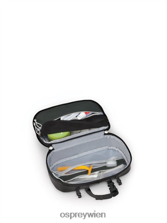 unisex Transporter zum Aufhängen von Toilettenartikeln, Reiseorganisation Osprey Schwarz Zubehörteil J4028N676