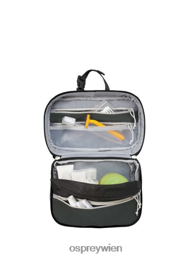 unisex Transporter zum Aufhängen von Toilettenartikeln, Reiseorganisation Osprey Schwarz Zubehörteil J4028N676