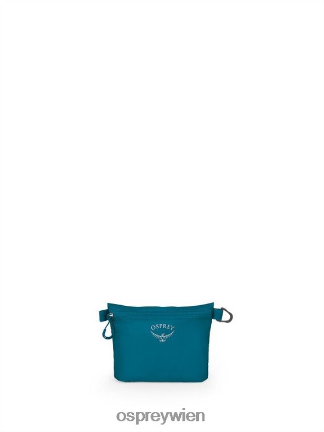 unisex Ultraleichter Reißverschlusssack für kleine Reiseaccessoires Osprey Uferblau Zubehörteil J4028N703