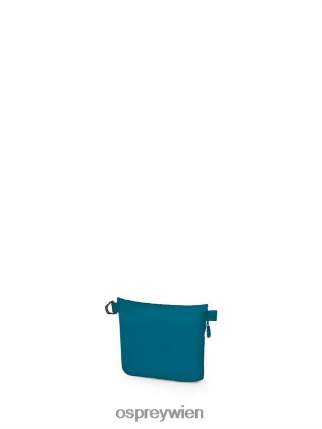 unisex Ultraleichter Reißverschlusssack für kleine Reiseaccessoires Osprey Uferblau Zubehörteil J4028N703