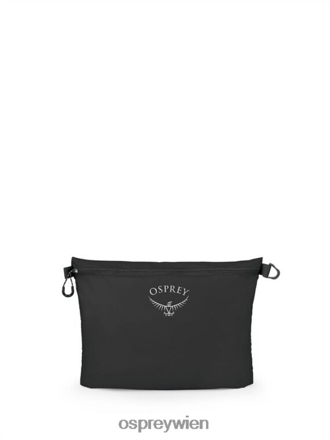 unisex Ultraleichter Reißverschlusssack, großes Reisezubehör Osprey Schwarz Zubehörteil J4028N708