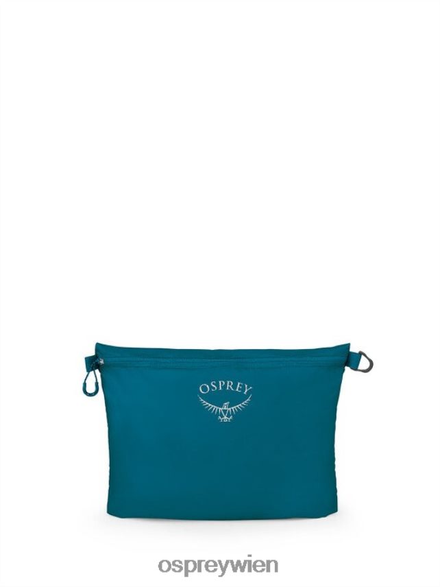 unisex Ultraleichter Reißverschlusssack, großes Reisezubehör Osprey Uferblau Zubehörteil J4028N707