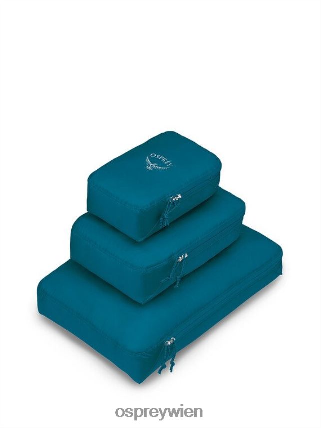 unisex Ultraleichtes Packwürfel-Set, Reisezubehör Osprey Uferblau Zubehörteil J4028N663